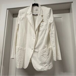 Storets white linen oversized Blazer